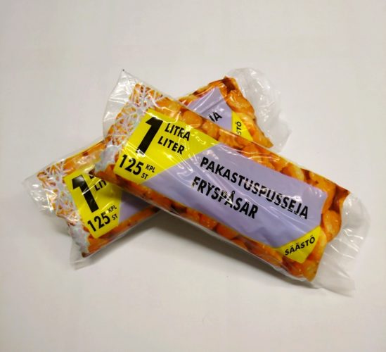 Pakastuspussi 1L kirkas