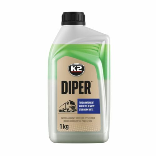 K2 diper raskaankaluston 2-komponenttinen pesuaine 1kg