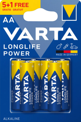 Varta long life power alkaline AA / LR6 5+1kpl